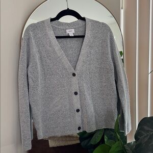 Old Navy Gray Button Up Cardigan